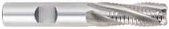 OSG - 2" Diam, 6" LOC, 6 Flute Cobalt Roughing & Finishing Square End Mill - Uncoated, 9-3/4" OAL, 2" Shank Diam, Weldon Shank, 30° Helix, Centercutting, Long Length - Americas Industrial Supply
