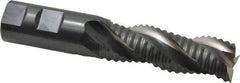 OSG - 1" Diam, Coarse Pitch, 3" LOC, 3 Flute Cobalt Roughing Square End Mill - Uncoated, 5-1/2" OAL, 1" Shank Diam, Single End, Centercutting, 35° Helix - Americas Industrial Supply