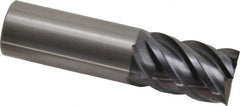 OSG - 1", 1-1/2" LOC, 1" Shank Diam, 4" OAL, 5 Flute, Solid Carbide Square End Mill - Americas Industrial Supply