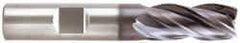 Niagara Cutter - 16mm, 32mm LOC, 16mm Shank Diam, 93mm OAL, 4 Flute, Solid Carbide Square End Mill - Single End, AlTiN Finish, Spiral Flute, Variable° Helix, Centercutting, Right Hand Cut, Right Hand Flute, Series STS430M - Americas Industrial Supply