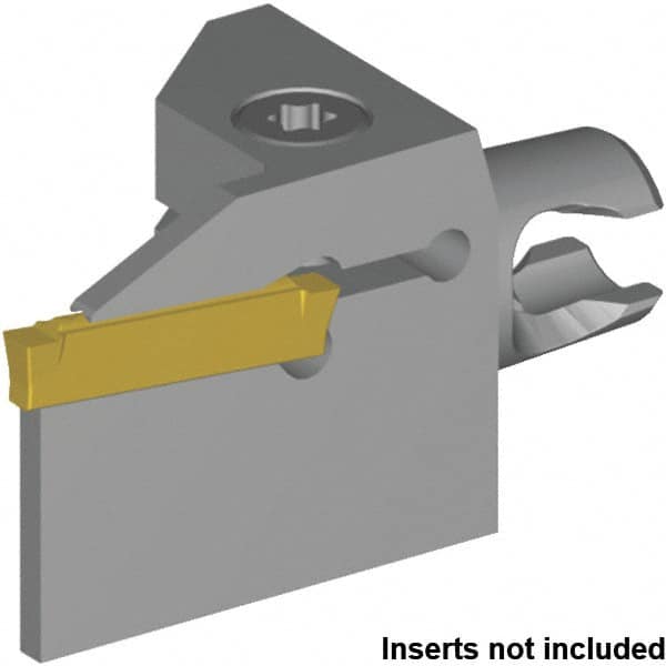 Kennametal - A4G0150M01U01B Insert, 30mm Head Length, 1.5mm Min Groove Width, Modular Grooving Blade Holder Head - Neutral Cut, System Size KM16, Series A4 - Americas Industrial Supply