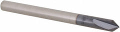Made in USA - 1/8" Diam 2 Flute Single End Solid Carbide Chamfer Mill - Americas Industrial Supply