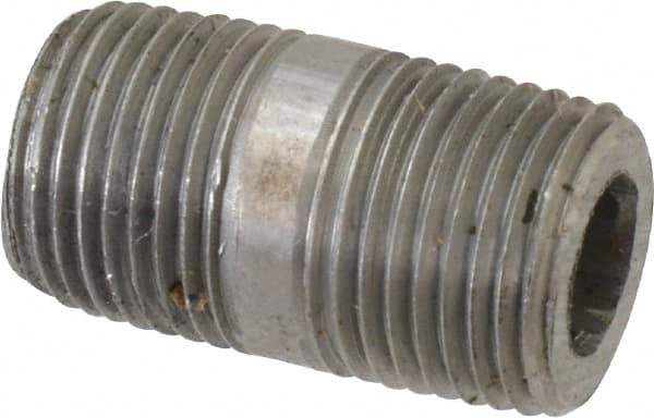 Value Collection - Schedule 160, 1/2" Diam x 1-1/2" Long Black Pipe Nipple - Threaded - Americas Industrial Supply