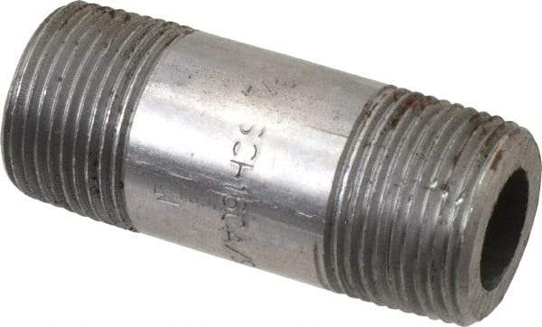 Value Collection - Schedule 160, 3/4" Diam x 2-1/2" Long Black Pipe Nipple - Threaded - Americas Industrial Supply