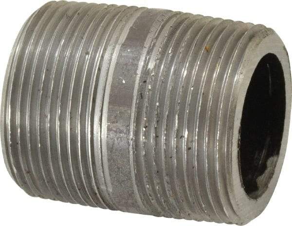 Value Collection - Schedule 160, 1-1/4" Diam x 2" Long Black Pipe Nipple - Threaded - Americas Industrial Supply