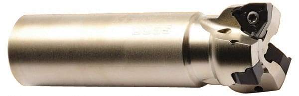 Seco - 40mm Cut Diam, 7.5mm Max Depth of Cut, 32mm Shank Diam, 120mm OAL, Indexable Square Shoulder End Mill - XNEX 0806.. Inserts, Weldon Shank, 90° Lead Angle, Through Coolant, Series Square 6 - Americas Industrial Supply
