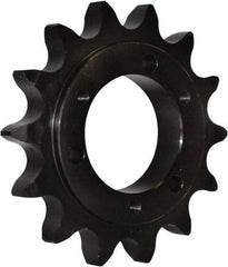 U.S. Tsubaki - 40 Teeth, 3/4" Chain Pitch, Chain Size 60, QD Sprocket - 2-5/8" Bore Diam, 9.98" Outside Diam - Americas Industrial Supply