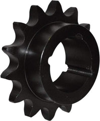 U.S. Tsubaki - 24 Teeth, 5/8" Chain Pitch, Chain Size 50, Taper Lock Sprocket - 2-1/8" Bore Diam, 5.12" Outside Diam - Americas Industrial Supply