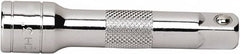 GearWrench - 1/4" Drive Standard Socket Extension - 3" OAL, Chrome Finish - Americas Industrial Supply