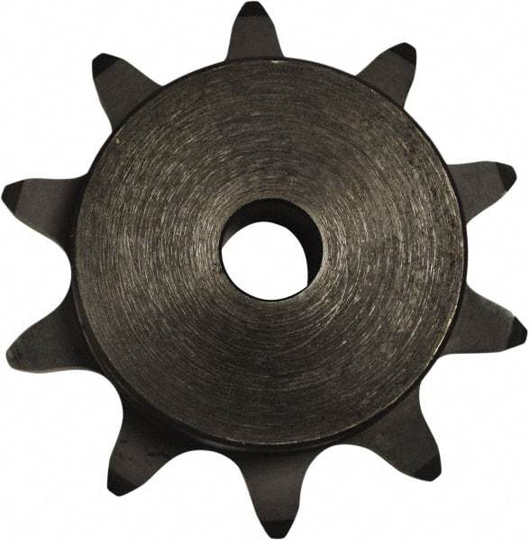 U.S. Tsubaki - 20 Teeth, 2" Chain Pitch, Chain Size 2080, Double Pitch Sprocket - 1" Bore Diam, 6.472" Pitch Diam, 6.91" Outside Diam - Americas Industrial Supply