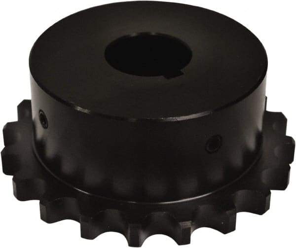 U.S. Tsubaki - 1-1/8" Bore Diam Finished Bore Roller Chain Coupling - 2.719" Coupling OD - Americas Industrial Supply