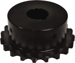 U.S. Tsubaki - 1" Bore Diam Finished Bore Roller Chain Coupling - 3.391" Coupling OD - Americas Industrial Supply