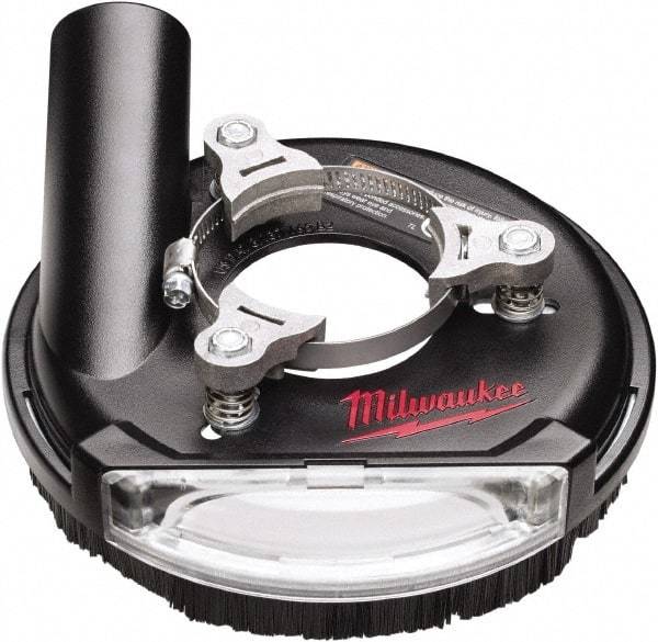 Milwaukee Tool - 4 & 5" Diam Grinder Dust Shroud - For Use with Sanders/Grinders - Americas Industrial Supply