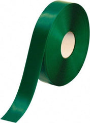 PRO-SAFE - Green Solid Color PVC Tape - 2" Wide x 100' Long x 50 mil Thick, General Traffic - Americas Industrial Supply