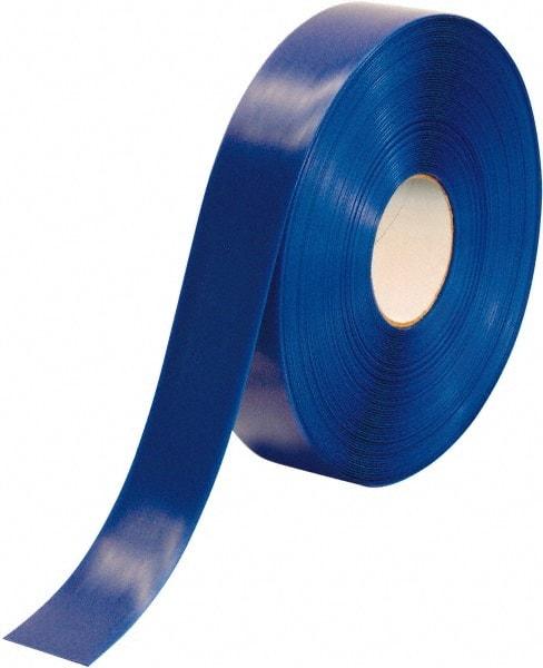 PRO-SAFE - Blue Solid Color PVC Tape - 2" Wide x 100' Long x 50 mil Thick, General Traffic - Americas Industrial Supply