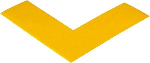 PRO-SAFE - Yellow Solid Color PVC Tape - 2" Wide x 1/2' Long x 50 mil Thick, General Traffic - Americas Industrial Supply