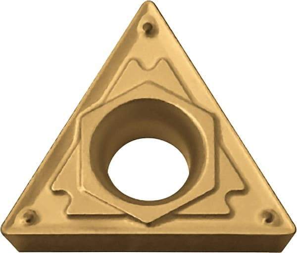 Kyocera - TCMT21.52 HQ Grade CA4515 Carbide Turning Insert - TiCN/Al2O3 Finish, 60° Triangle, 1/4" Inscr Circle, 3/32" Thick, 1/32" Corner Radius - Americas Industrial Supply
