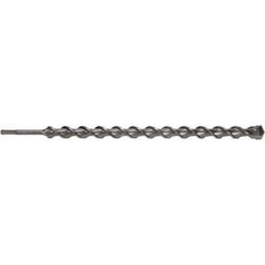 Irwin - 1-1/8" Diam, SDS-Plus Shank, Carbide-Tipped Rotary & Hammer Drill Bit - Americas Industrial Supply