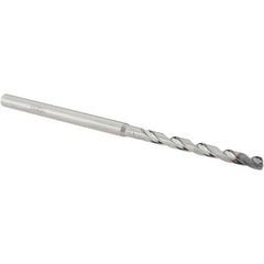 Walter-Titex - 2.5mm, 140° Point, Solid Carbide Micro Drill Bit - 67mm OAL, 29mm Flute Length, 3mm Shank Diam, Series A6489AMP - Americas Industrial Supply
