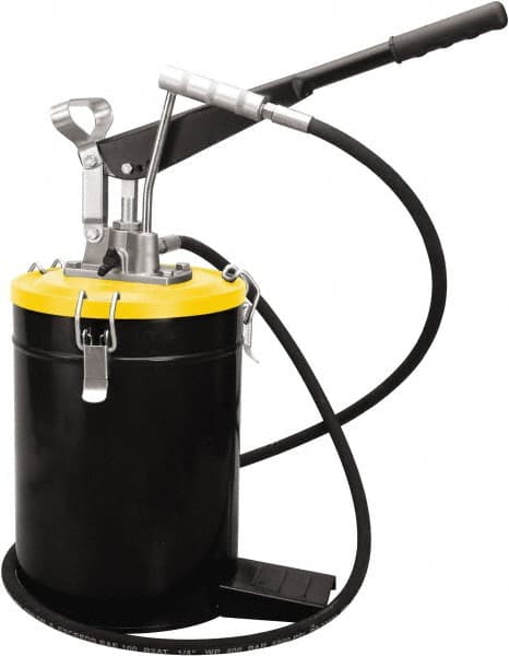 PRO-LUBE - Grease Lubrication 3 Strokes/oz Flow Aluminum & Steel Lever Hand Pump - For 528 oz Container - Americas Industrial Supply