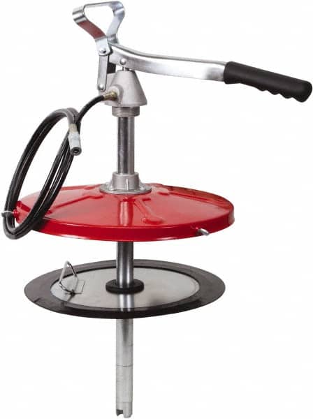 PRO-LUBE - Grease Lubrication 19 Strokes/oz Flow Aluminum & Steel Lever Hand Pump - For 25 to 50 Lb Container - Americas Industrial Supply