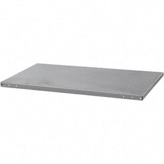 Hallowell - 36" Wide, Open Shelving Accessory/Component - Steel, Powder Coat Finish, 12" Deep, Use with Hi-Tech Industrial Grade Standard Shelving - Americas Industrial Supply