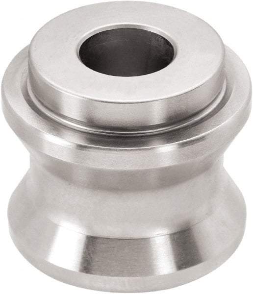 Jergens - Hardened Steel & Stainless Steel Clamp Cylinder Pressure Point - For ZPS, 55/64" High x 55/64" Wide - Americas Industrial Supply
