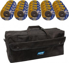 Norton - 4-1/2" Wheel Diam, 1/4" Wheel Thickness, Type 27 Depressed Center Wheel - Ceramic, Resinoid Bond, 13,580 Max RPM - Americas Industrial Supply