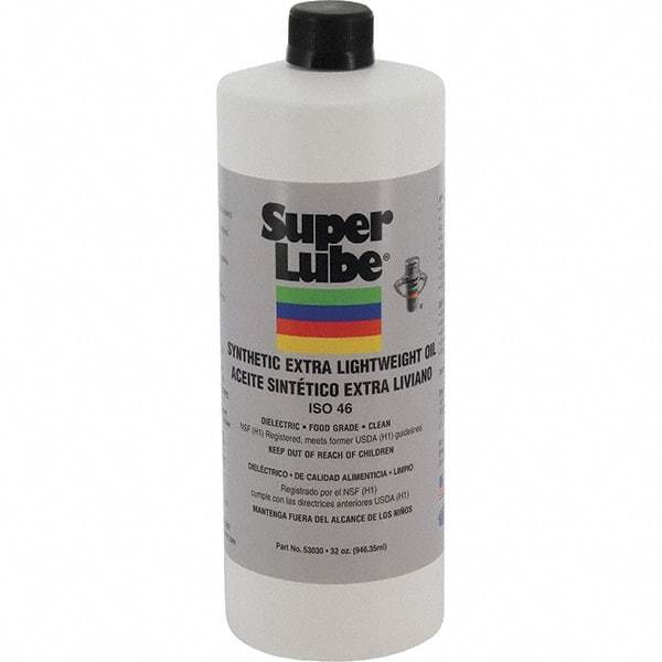 Synco Chemical - 32 oz Bottle Synthetic Lubricant - -40°F to 500°F, Food Grade - Americas Industrial Supply