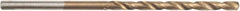 Irwin - 9/32" 135° High Speed Steel Jobber Drill - TiN Finish, Spiral Flute, Straight Shank, 4-1/4" OAL, Split Point - Americas Industrial Supply