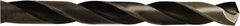 Irwin - 9/32" 135° High Speed Steel Jobber Drill - Oxide Finish, Spiral Flute, Straight Shank, 4-1/4" OAL, Split Point - Americas Industrial Supply