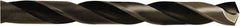 Irwin - 31/64" 135° High Speed Steel Jobber Drill - Oxide Finish, Spiral Flute, Straight Shank, 5-7/8" OAL, Split Point - Americas Industrial Supply