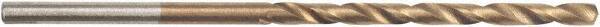 Irwin - 5/64" 135° High Speed Steel Jobber Drill - TiN Finish, Spiral Flute, Straight Shank, 2" OAL, Split Point - Americas Industrial Supply