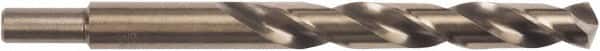 Irwin - 27/64" 135° High Speed Steel Jobber Drill - Oxide Finish, Spiral Flute, Straight Shank, 5-3/8" OAL, Split Point - Americas Industrial Supply