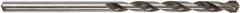 Irwin - 3/16" 135° Carbide-Tipped Jobber Drill - Oxide Finish, Spiral Flute, Straight Shank, 3-3/4" OAL, Split Point - Americas Industrial Supply