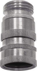 SANI-LAV - 3/4 GHT Garden Hose Quick Disconnect - Stainless Steel, Female Hose to Male Hose Connector - Americas Industrial Supply