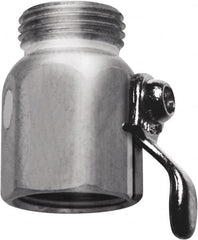 SANI-LAV - 3/4 GHT Garden Hose On/Off Control Valve - Stainless Steel, Male Hose to Female Hose Connector - Americas Industrial Supply