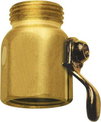 SANI-LAV - 3/4 GHT Garden Hose On/Off Control Valve - Brass, Male Hose to Female Hose Connector - Americas Industrial Supply