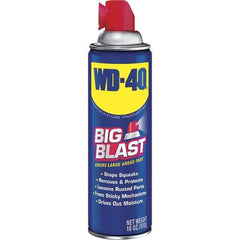 WD-40 - 18 oz Multi-Use Product with Big-Blast Spray - Liquid, Stop Squeaks, Removes & Protects, Loosens Rusted Parts, Free Sticky Mechanisms, Drives Out Moisture - Americas Industrial Supply