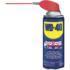 WD-40 - 11 oz Multi-Use Product with Smart Straw, Sprays 2 Ways - Multi-Purpose Lubricant: Stop Squeaks, Removes & Protects, Loosens Rusted Parts, Free Sticky Mechanisms, Drives Out Moisture - Americas Industrial Supply