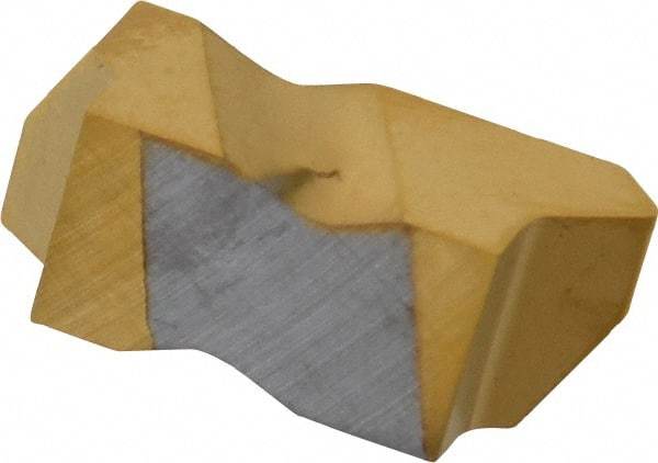 Kennametal - NJF3010 Grade KC730, External UNJ Threading Insert - 16 TPI Ext Pitch, Right Hand Insert, TiN Finish, Carbide - Americas Industrial Supply