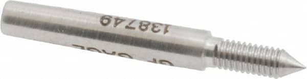 GF Gage - #3-56, Class 2B, Single End Plug Thread No Go Gage - Hardened Tool Steel, Size 000 Handle Not Included - Americas Industrial Supply