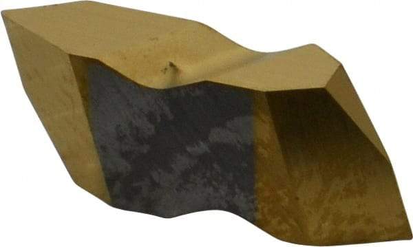 Kennametal - NT3 Grade KC730, Internal/External Partial Profile 60° Threading Insert - 1.25 to 40mm & 6 to 20 TPI Ext Pitch, 20 to 50mm & 5 to 12 TPI Int Pitch, Left Hand Insert, TiN Finish, Carbide - Americas Industrial Supply