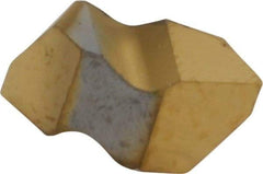 Kennametal - NT2 Grade KC730, Internal/External Partial Profile 60° Threading Insert - 0.7 to 30mm & 8 to 36 TPI Ext Pitch, 1.25 to 3.5mm & 7 to 20 TPI Int Pitch, Right Hand Insert, TiN Finish, Carbide - Americas Industrial Supply