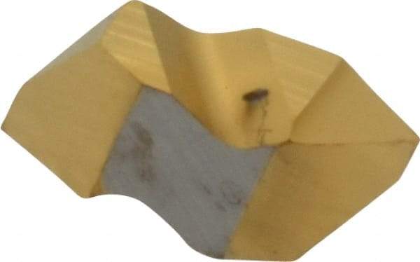 Kennametal - NTP2 Grade KC730, Internal/External Partial Profile 60° Threading Insert - 0.7 to 30mm & 8 to 36 TPI Ext Pitch, 1.25 to 3.5mm & 7 to 20 TPI Int Pitch, Right Hand Insert, TiN Finish, Carbide - Americas Industrial Supply