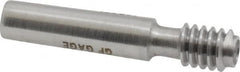 GF Gage - 1/4-20, Class 2B, Single End Plug Thread No Go Gage - Hardened Tool Steel, Size 1 Handle Not Included - Americas Industrial Supply
