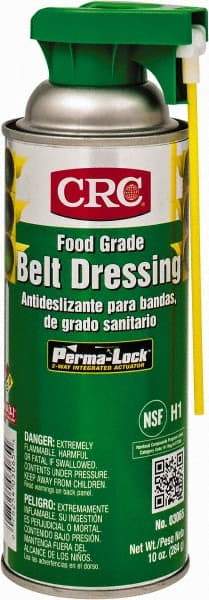 CRC - 16 Ounce Container Clear Aerosol, Belt and Conveyor Dressing - Food Grade, 350°F Max - Americas Industrial Supply