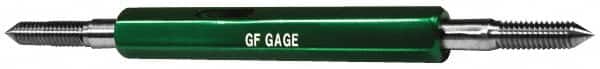 GF Gage - 5/8-24 Go/No Go Truncated Taperlock Thread Setting Plug Gage - Class 3A, Size 3 Handle, Steel - Americas Industrial Supply