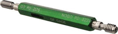 GF Gage - 1/4-20, Class 2B, Double End Plug Thread Go/No Go Gage - Hardened Tool Steel, Size 1 Handle Included - Americas Industrial Supply