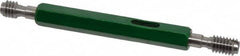 GF Gage - 5/16-18, Class 2B, Double End Plug Thread Go/No Go Gage - Hardened Tool Steel, Size 1 Handle Included - Americas Industrial Supply